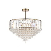 Laura Ashley Vienna Large 5 Light Semi Flush Antique Brass